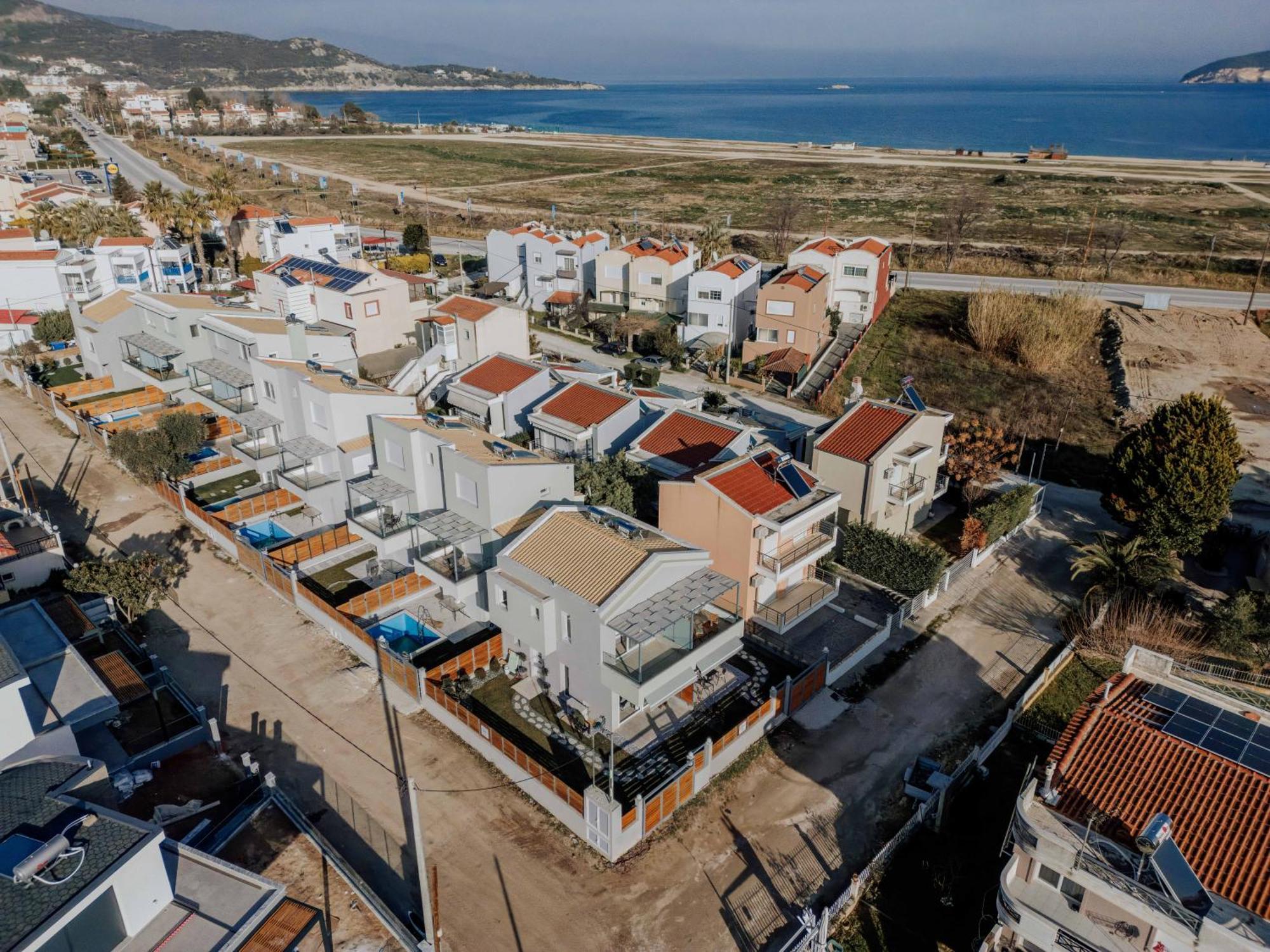 Aegean Twin Houses Nea Iraklitsa ภายนอก รูปภาพ