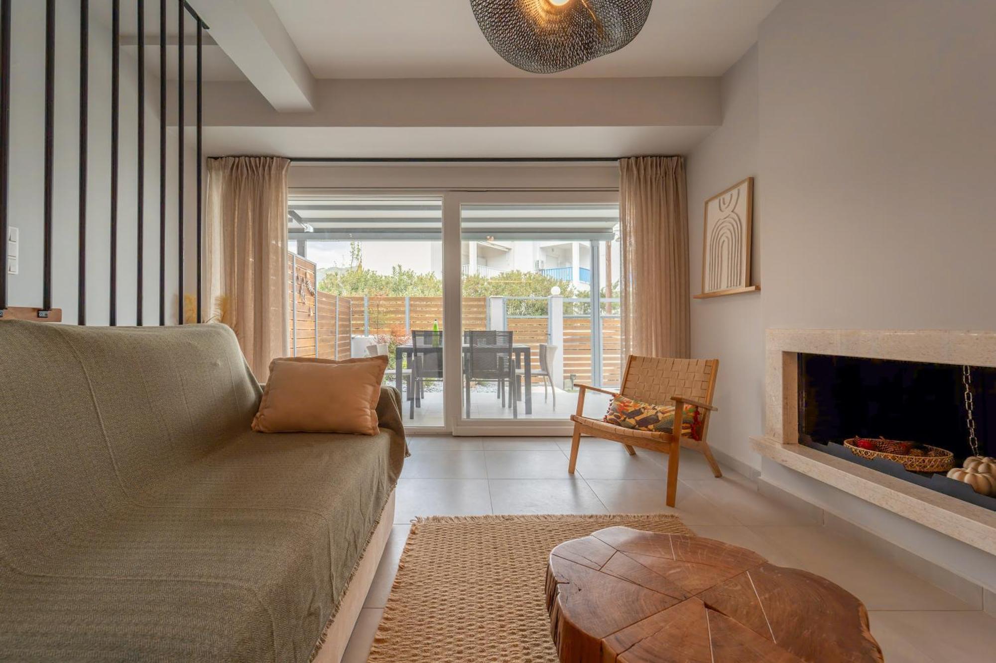 Aegean Twin Houses Nea Iraklitsa ภายนอก รูปภาพ