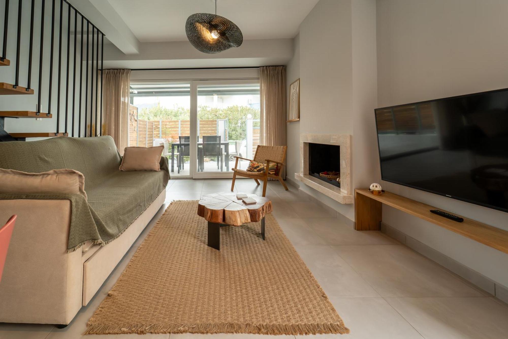 Aegean Twin Houses Nea Iraklitsa ภายนอก รูปภาพ